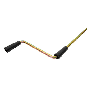 Lippert crank handle engaged with stabilizer providing manual power control