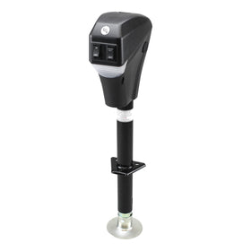 Lippert front view of electric tongue jack showing compact design and reliable lift