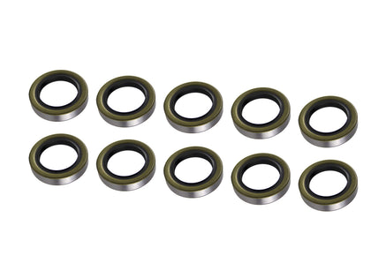 Lippert grease seal 1.72" ID front view showing compact direct-replacement benefits