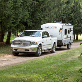 Lippert grease seal installed on trailer hub demonstrating leak protection