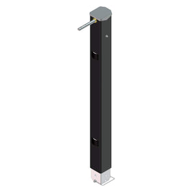 Lippert leg mounted on landing gear demonstrating compatibility