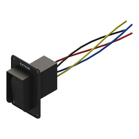 Lippert Components switch beside ruler to show compact size and installation ease