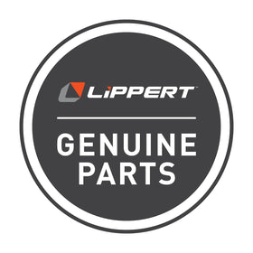Lippert Components Thin Shade next to full door showing compact profile and fitment benefit
