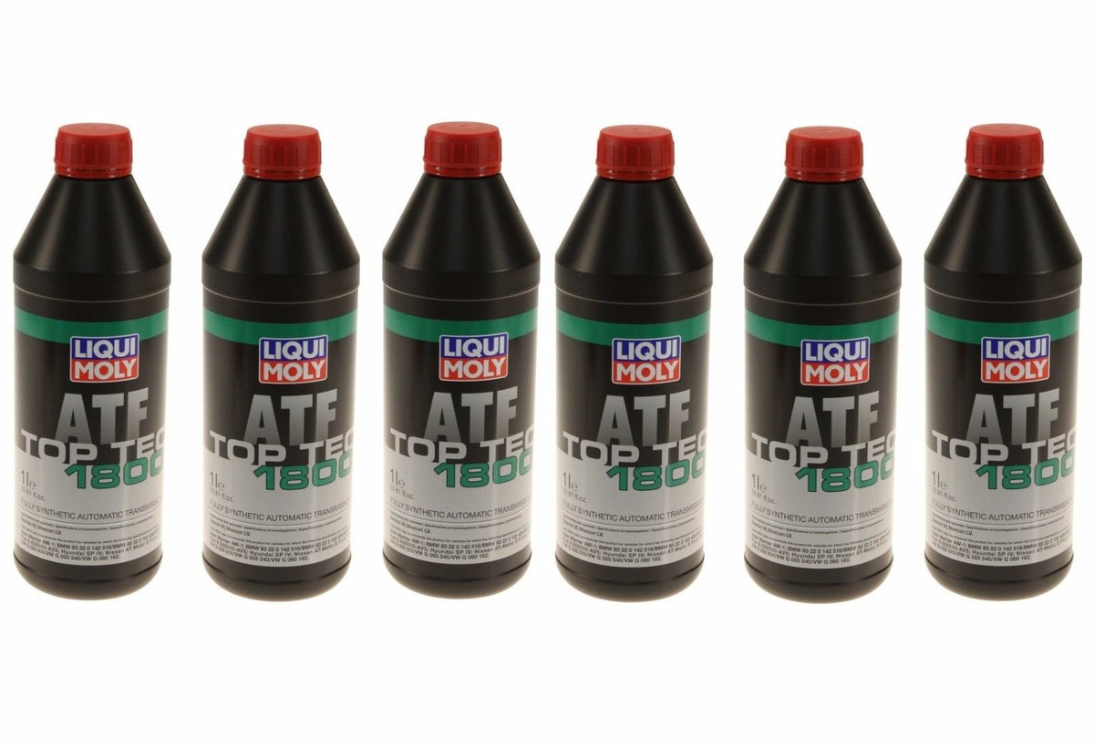 Liqui Moly ATF 6L front label showing BMW compatibility and smooth shifting benefit