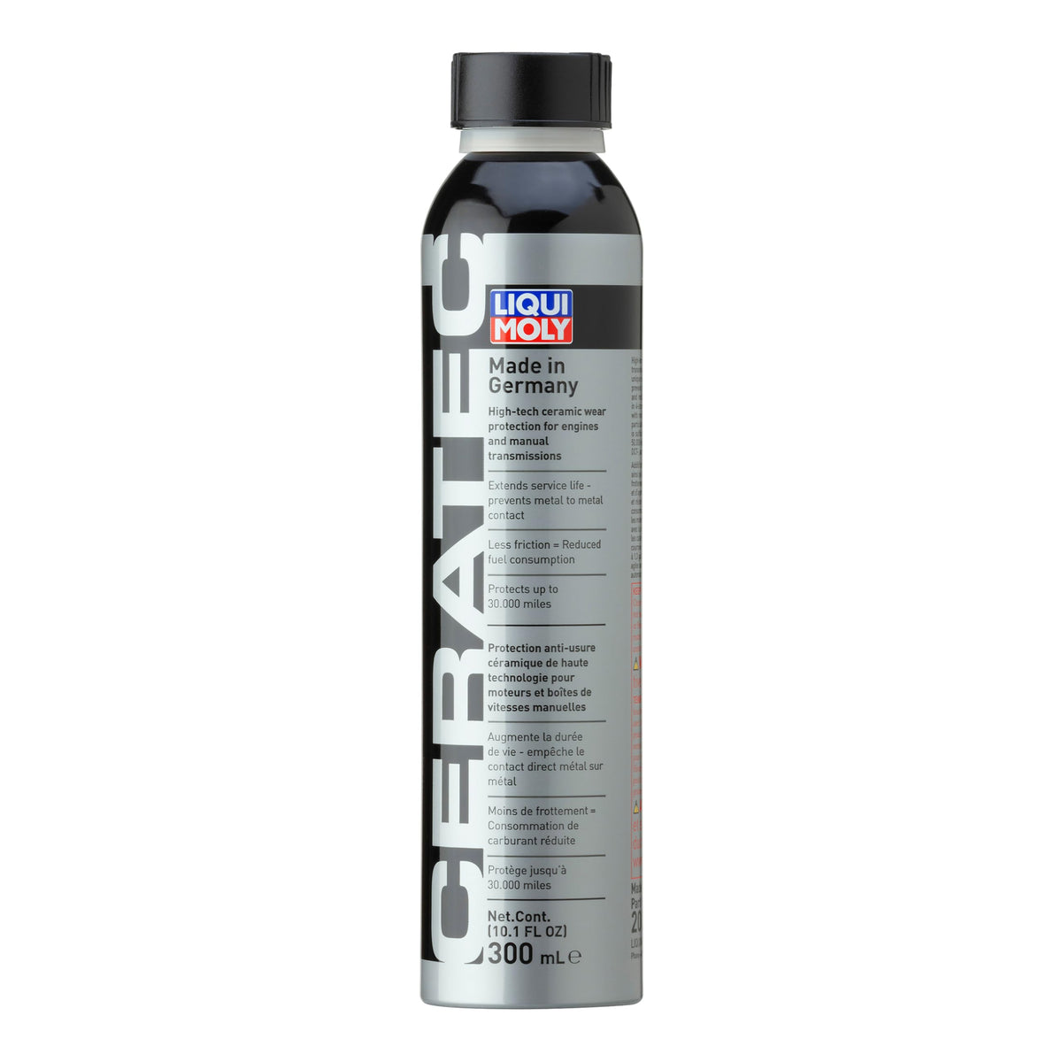 LIQUI MOLY Cera Tec packaging and features label highlighting compatibility and stability