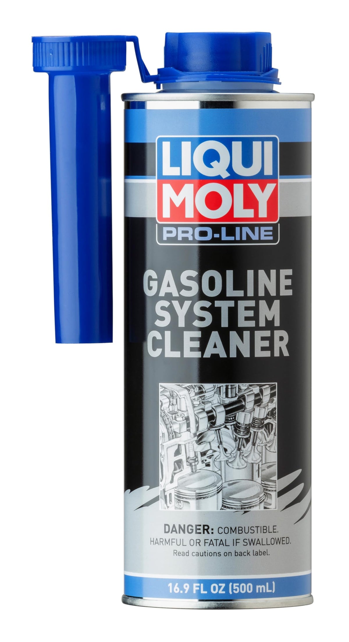 Liqui Moly front label showing bottle and clear product identity for easy selection