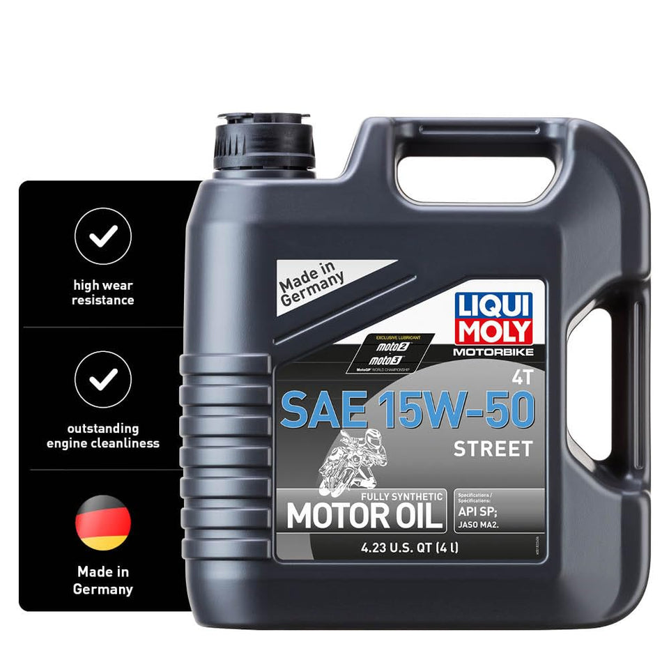 Liqui Moly front packaging 4L bottle showing product clarity and long-lasting supply