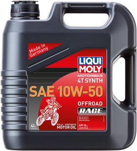Liqui Moly 4T front packaging showing 4 L bottle and brand benefits