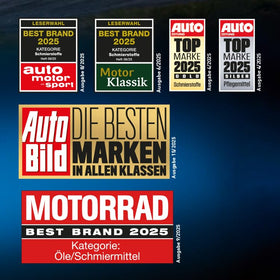 Liqui Moly lifestyle in garage with bike showing reliable performance and readiness