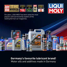 Liqui Moly in-use on motorcycle engine demonstrating protection during maintenance