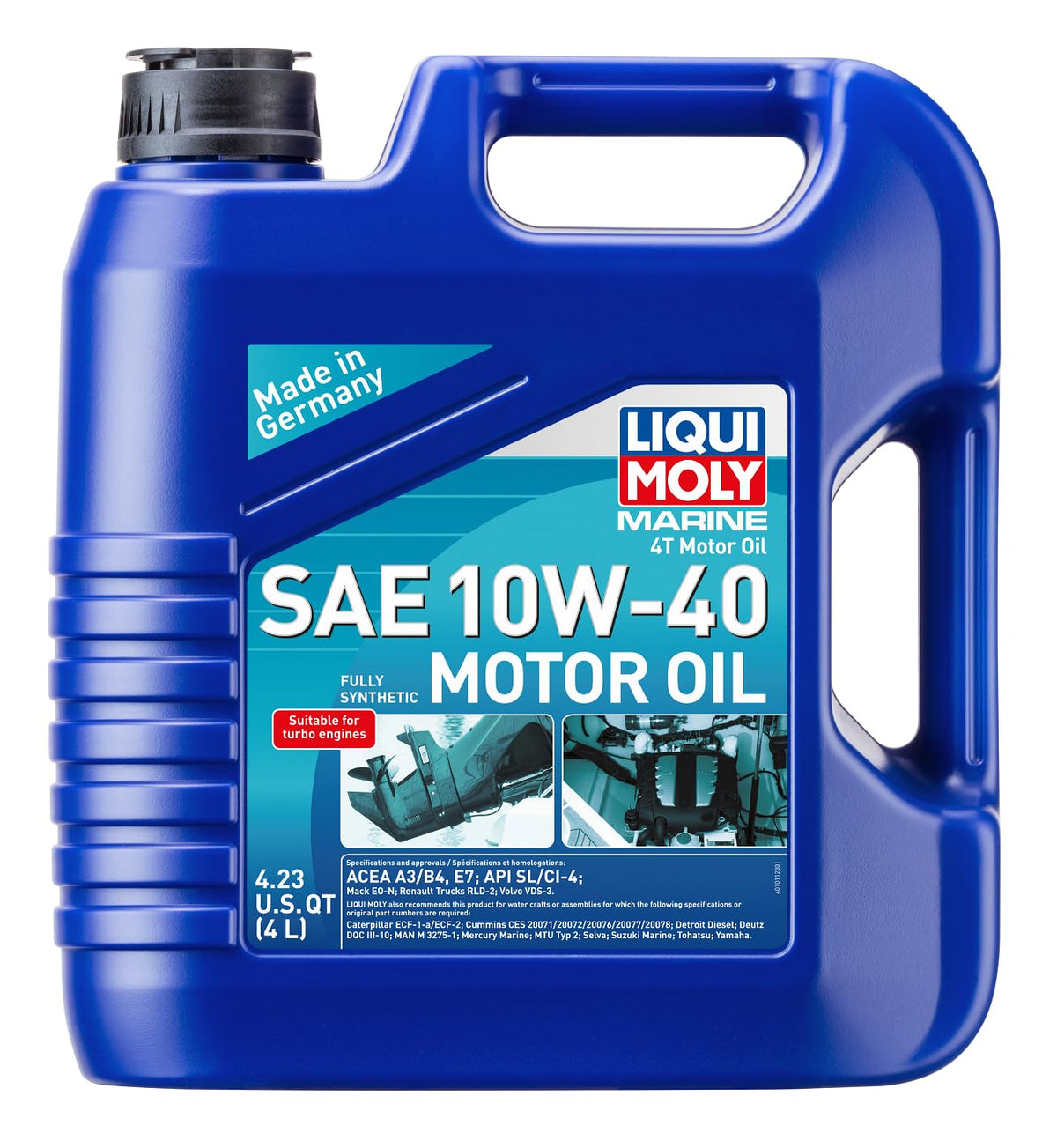 Liqui Moly front packaging showing 4L bottle and product benefit: corrosion protection