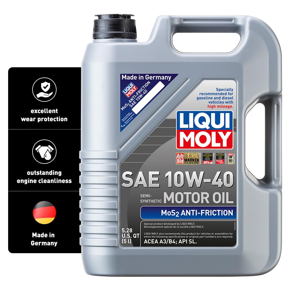 Liqui Moly front packaging showing 5L container and clear product branding benefit durable protection