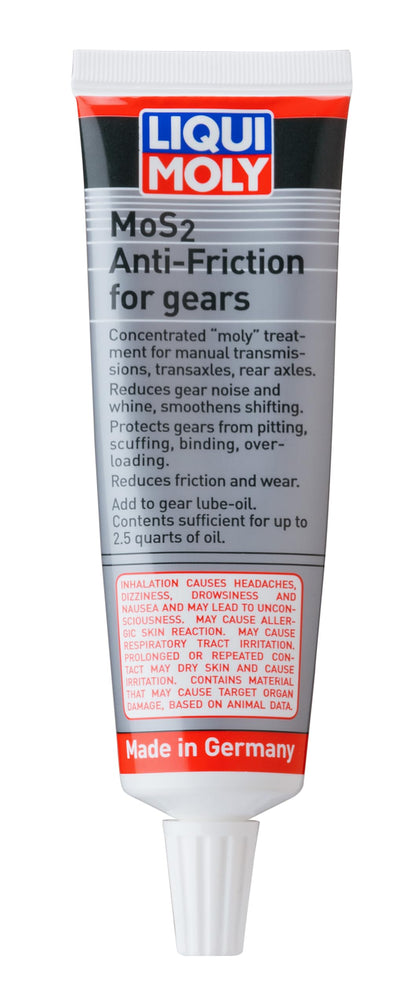 Liqui Moly tube front view showing label and 50 g size benefit