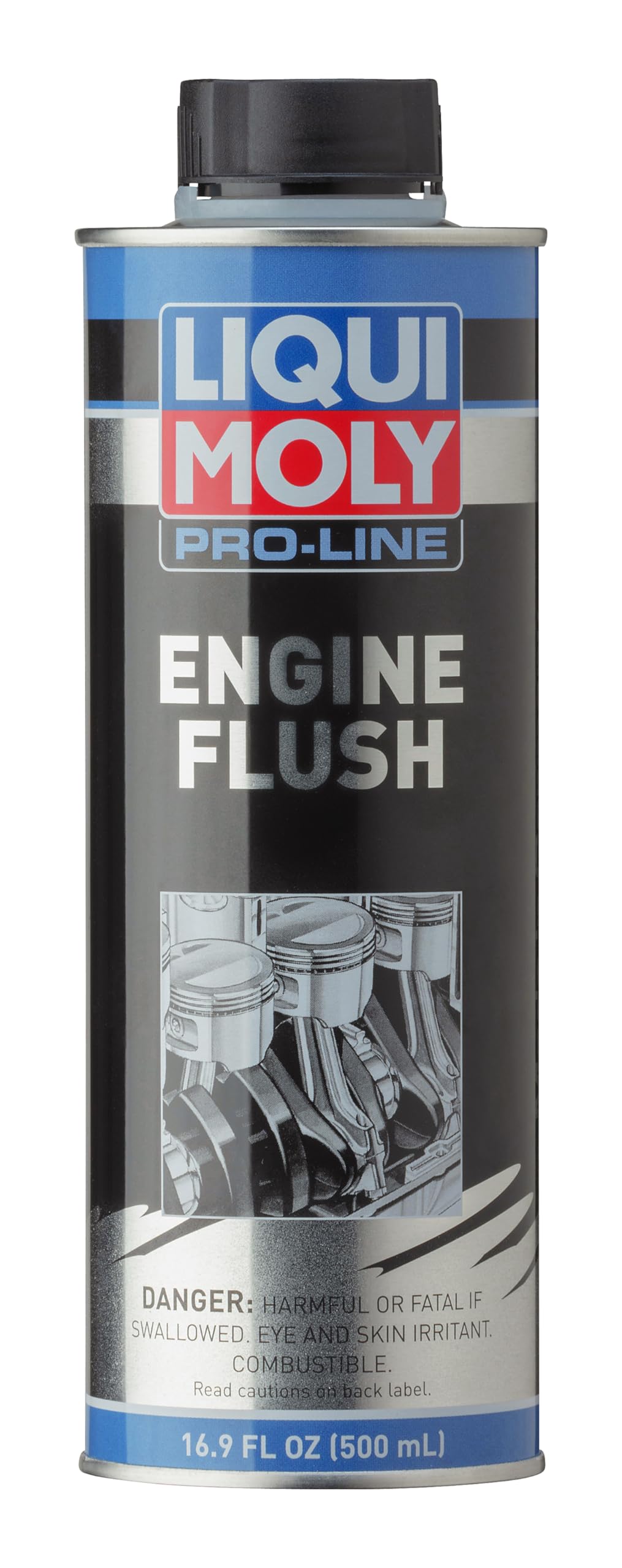 Liqui Moly Pro-Line front packaging showing label and 500 ml bottle, clear product ID and benefits