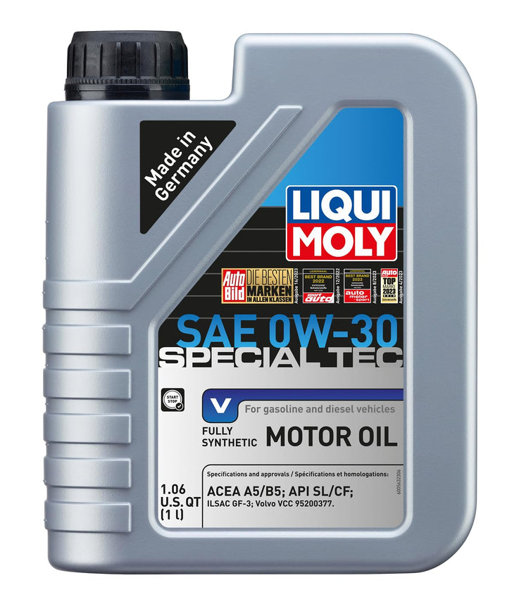 LIQUI MOLY front packaging showing label and benefits for easy product identification