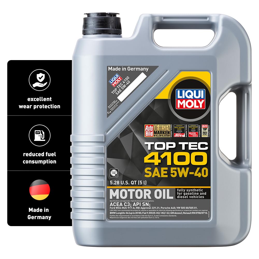 Liqui Moly front packaging showing 5 L container and clear branding for easy identification