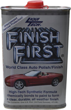 Liqui Tech Finish First 16 oz. bottle front label showing product and benefits