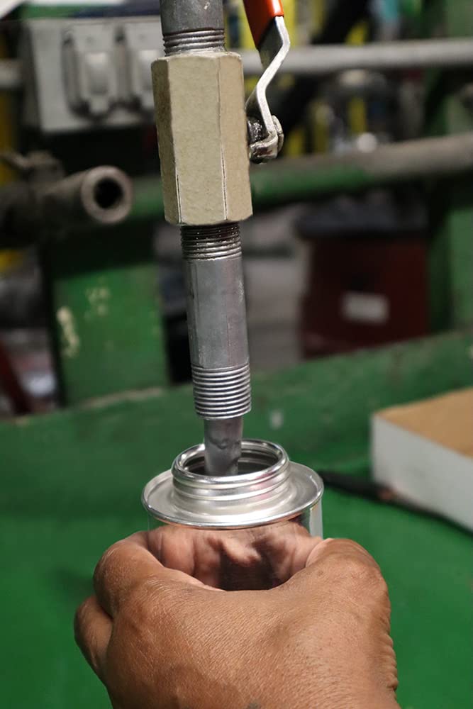Liquid-O-Ring applied to bolts in a workshop demonstrating corrosion and seizure prevention