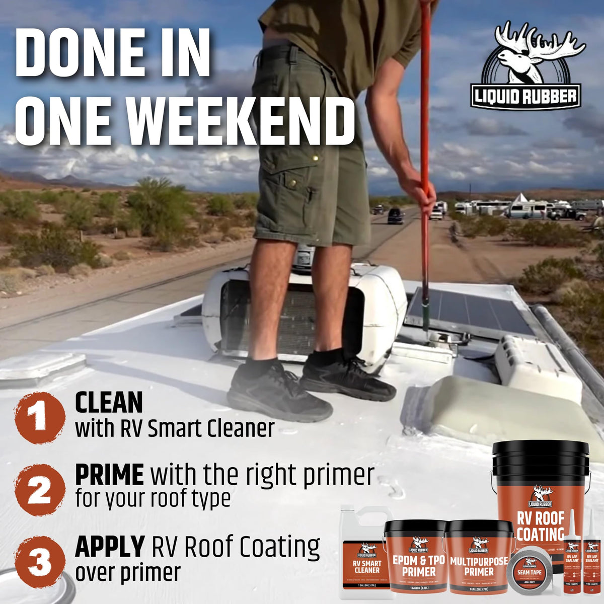 Liquid Rubber sealed vent and seam detail preventing leaks and movement