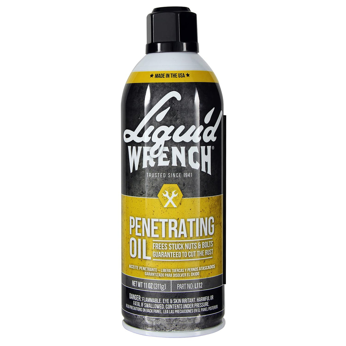 Liquid Wrench nozzle close-up highlighting precise spray control for targeted application