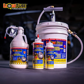 LiQuiTube applied on farm equipment tire showing reduced downtime and reliability