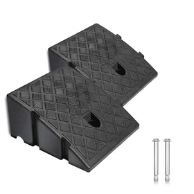 Liramera front view of two-pack ramp showing dimensions and sturdy design for safe transitions