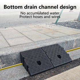 Liramera built-in channel protecting hoses and cables while maintaining safe passage benefit