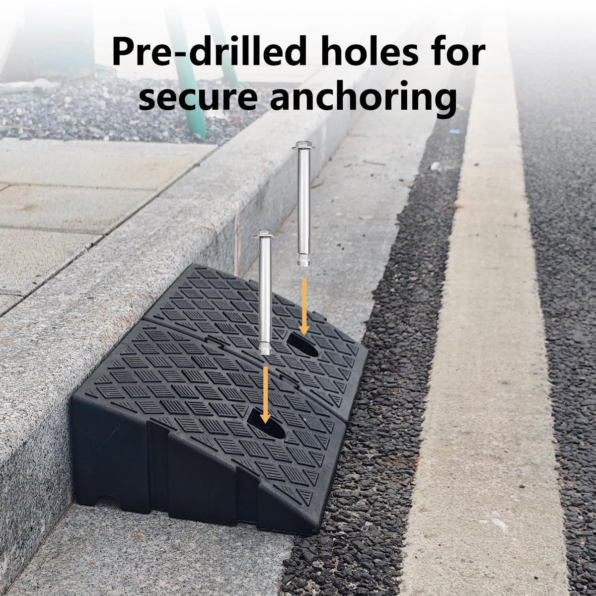 Liramera installed on driveway enabling smooth car and motorcycle access benefit
