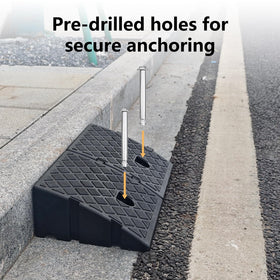 Liramera installed on driveway enabling smooth car and motorcycle access benefit