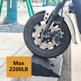 Liramera side profile with ruler showing 5.12 inch height for low-clearance vehicles benefit