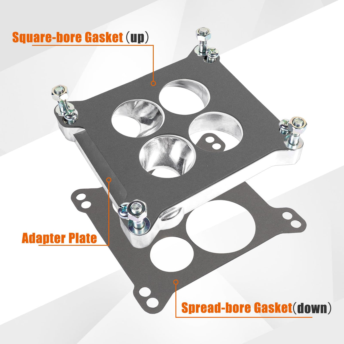 liriuda Edelbrock 2696 included gaskets and hardware ready for bolt-on fitment