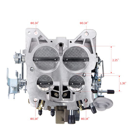 liriuda Quadrajet throttle bore closeup showing unequal primaries for better response