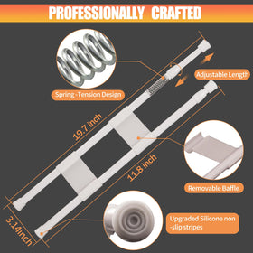 Lisfrmbd rod extended showing measurement range for adjustable fit benefit