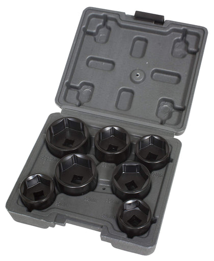 Lisle 13270 front case showing organized low-profile sockets for easy transport