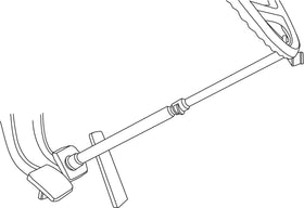 Lisle 21520 in use holding brake pedal steady while bleeding lines for hands-free convenience