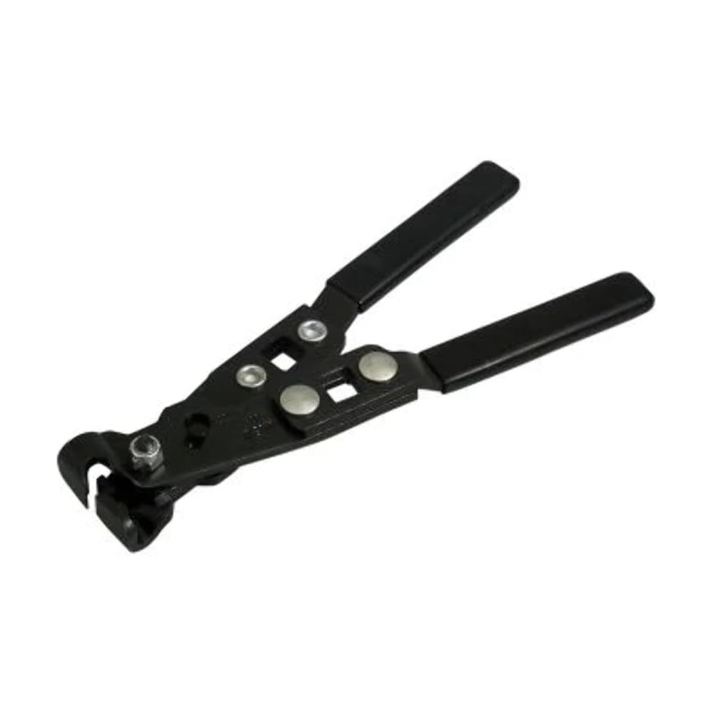 Lisle 30800 pliers front view showing jaws and handle, precise clamp fit