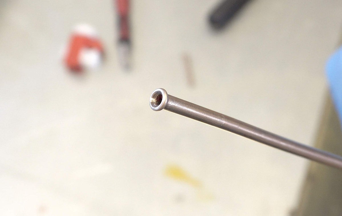 Lisle flaring tool depth stop and scale for consistent tubing length