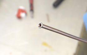 Lisle flaring tool depth stop and scale for consistent tubing length