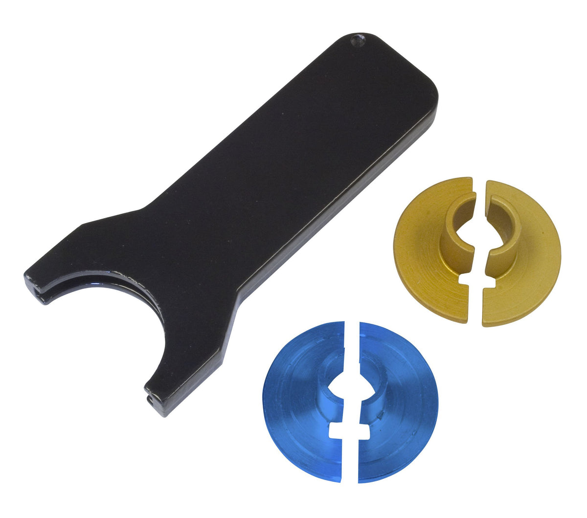 Lisle 34750 front view package showing compact low-profile disconnect set for easy storage