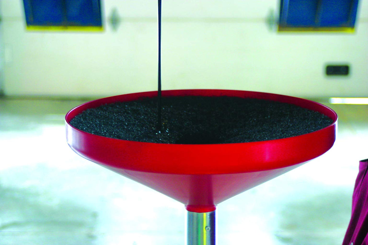 Lisle 38780 close-up fiber texture showing porous material for fast drainage