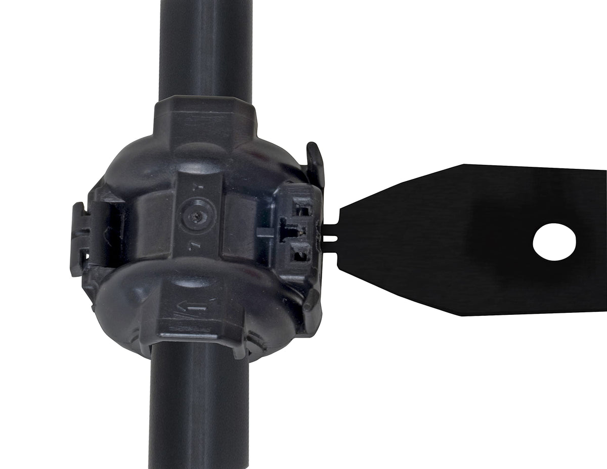 Lisle 39310 close-up of tapered end engaging plastic fitting for precise release