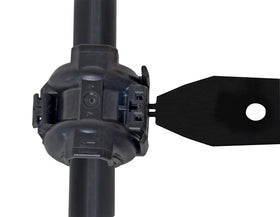 Lisle 39310 close-up of tapered end engaging plastic fitting for precise release