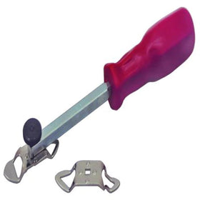 Lisle 47000 close-up swivel tip angle demonstrating easy access to tight glass channels