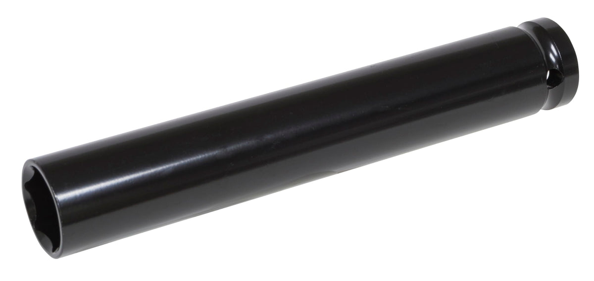 Lisle 49000 front view showing deep 3/4" socket and durable finish for secure bolt removal
