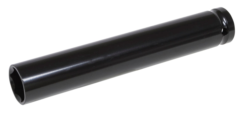 Lisle 49000 front view showing deep 3/4" socket and durable finish for secure bolt removal