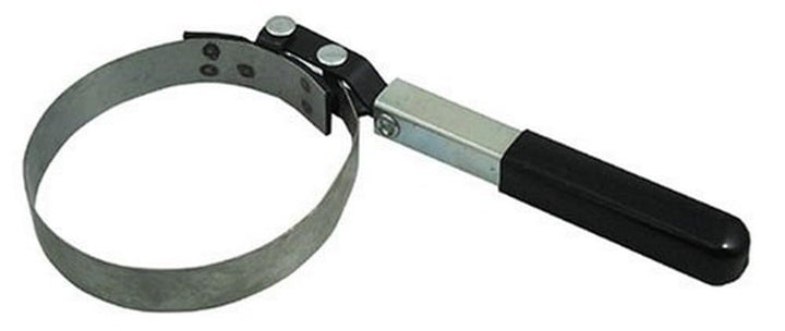 Lisle 54200 front view showing swivel handle and band for reliable filter removal