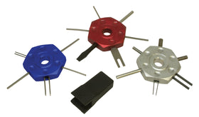 Lisle 57750 front packaging showing three probes and handle for quick identification and organization