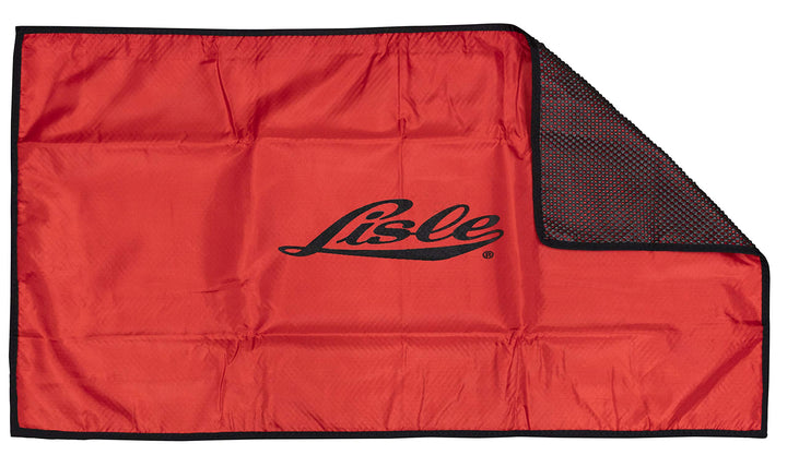 Lisle red fender cover front view protecting paint and tools