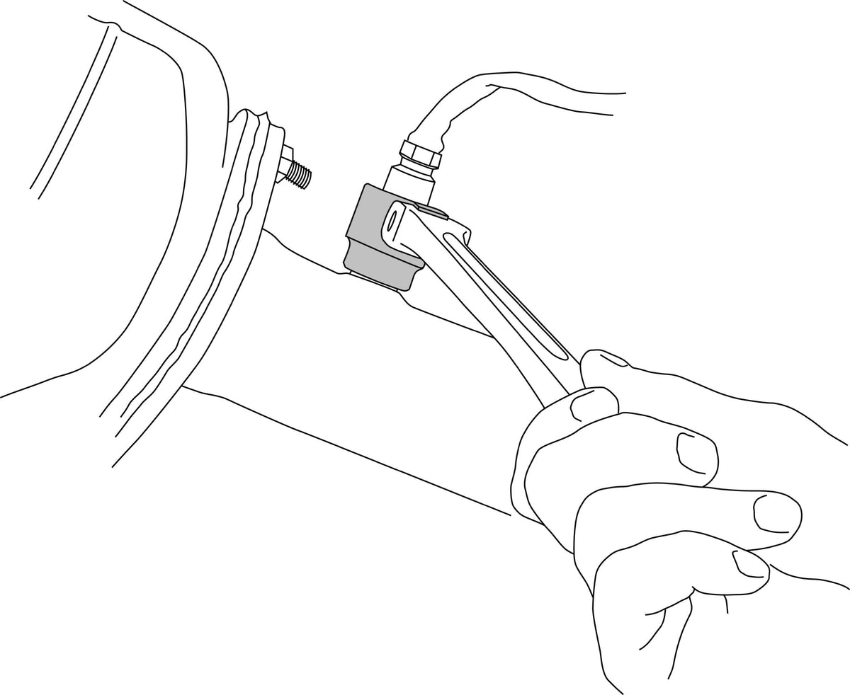 Lisle closeup slotted body displaying harness clearance advantage