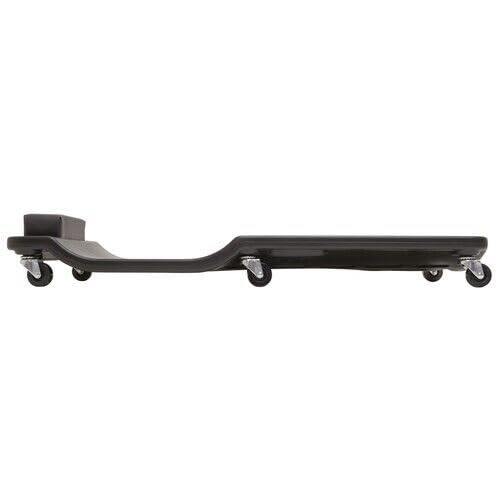 Lisle creeper close-up of urethane roller and metal bushing for smooth replacement